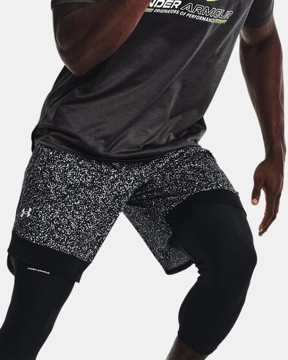 Men's UA Train Stretch Printed Shorts, Black, pdpMainDesktop image number 0